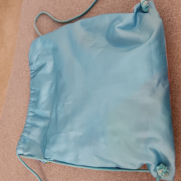 Justice Save All The Mermaids Drawstring Backpack & Beach Towel - Picture 2 of 3